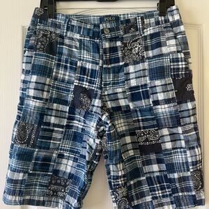 Polo by Ralph Lauren Blue Plaid and Paisley Shorts
